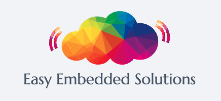 Easy embedded solution logo.
